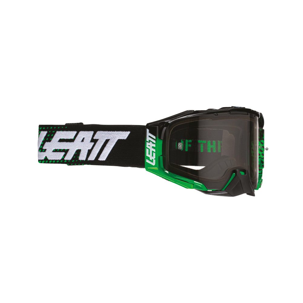 Leatt 2024 Goggles Velocity 6.5 Neon Lime - Light Grey Lens